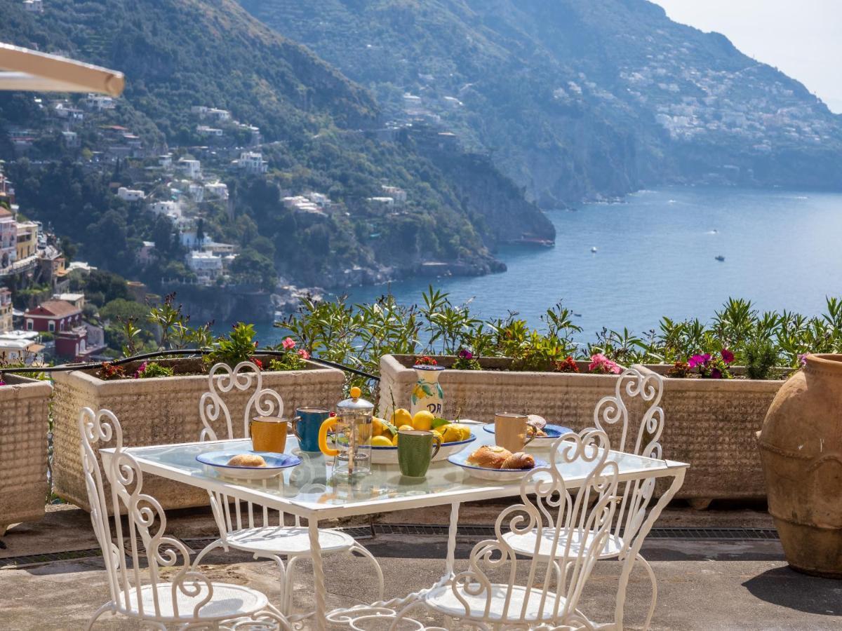 Vila Rosa House - Breathtaking View Of The Amalfi Coast Positano Exteriér fotografie