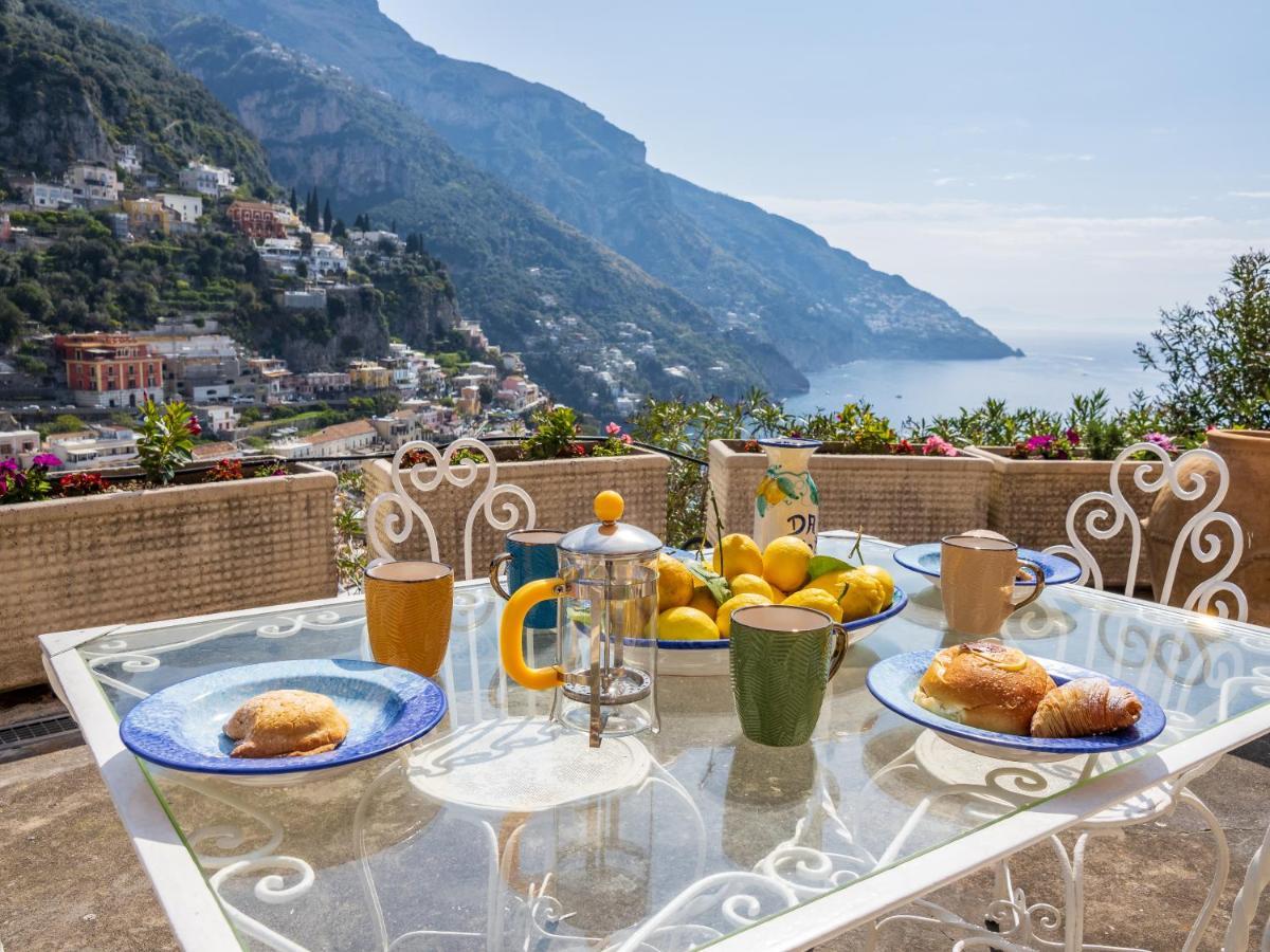 Vila Rosa House - Breathtaking View Of The Amalfi Coast Positano Exteriér fotografie